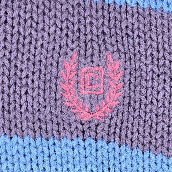 NEW Chaps 1/4 Zip Polo Sweater Men's‎ size XL Color Block Striped prep Academia - Picture 3 of 13